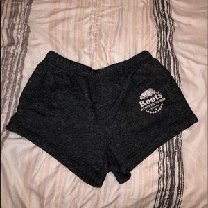 Classic charcoal grey roots shorts